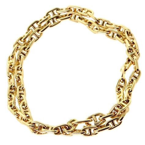 Hermes gold necklaces for women